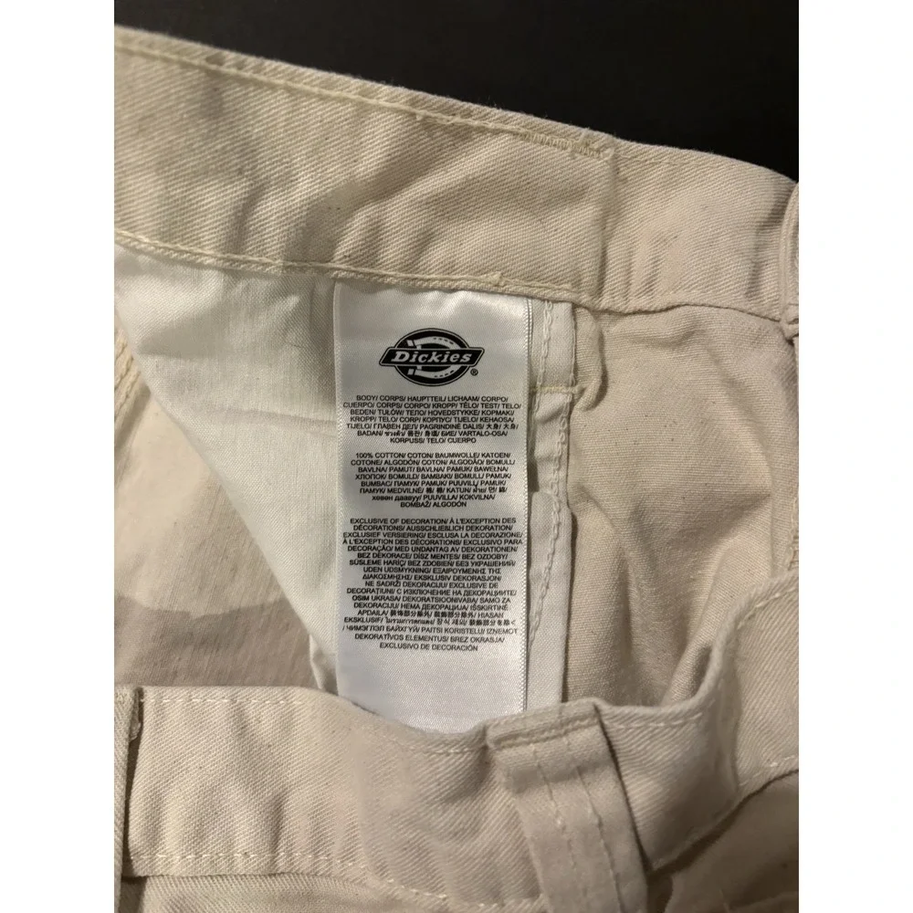 NEW Dickies Utility Painters Pants Carpenter Khaki Workwear Men’s W34/L34